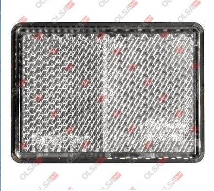 CATADIOTTRO 63X51 MM ADESIVO BIANC0