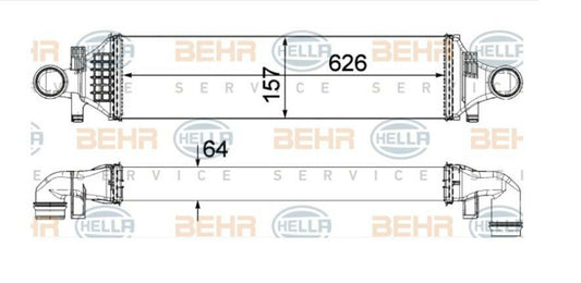 INTERCOOLER MERCEDES BENZ A-/B-CLASS