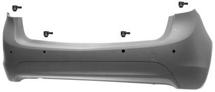 PARAURTI POSTERIORE PRIMER C.TO DI 4 SENS OPEL MERIVA 05/10>12/13 TUV