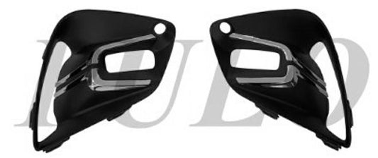 KIT GRIGLIE PARAURTI ANTERIORE DX+SX C/FENDI RENAULT CLIO 01/19>