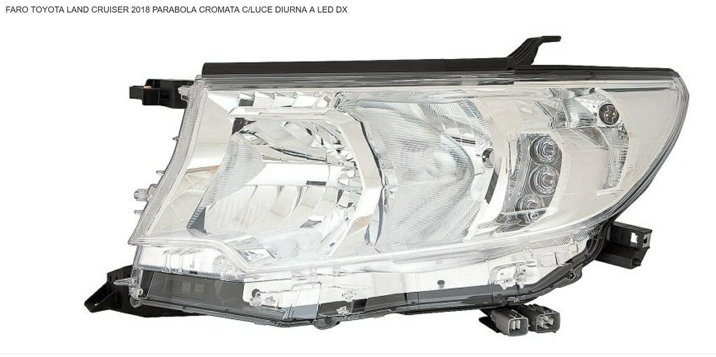FARO DX CON LUCE DIURNA ALED TOYOTA LAND CRUISER 01/18> P.CROM