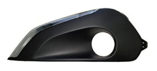 GRIGLIA PARAURTI ANTERIORE SX C/FEND+MODANATURE CROMO PEUGEOT 208 06/15>