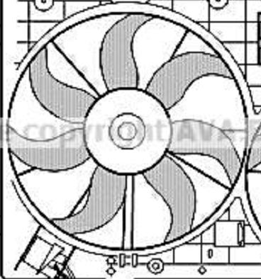 VENTOLA RAFFREDDAMENTO .GOLF V-A3 BZ-2.0 TDI