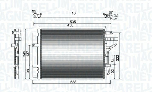 CONDENSATORE KIA PICANTO (TA)