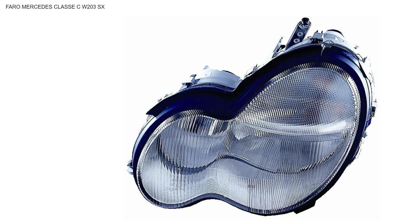 FARO SX 2H7 PREDISPOSTO REGOLAZIONE PNEUMATICA MERCED CLASSE C W203 07/00>12/02