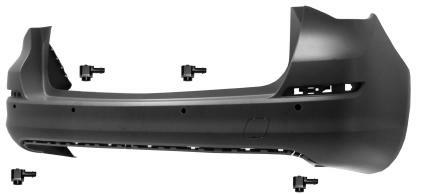 PARAURTI POSTERIORE PRIMER C.TO DI 4 SENS OPEL ASTRA J SW 01/10>TUV