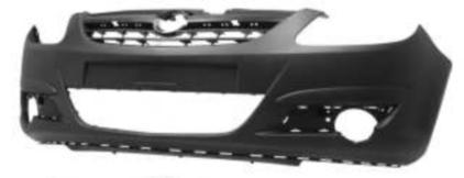 PARAURTI ANTERIORE PRIMER OPEL CORSA D 10/06> -TUV-ES-