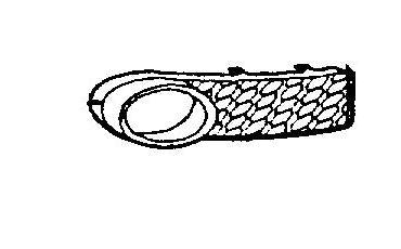 GRIGLIA PARAURTI ANTERIORE DX C/FENDI VW NEW BEETLE 01/06>