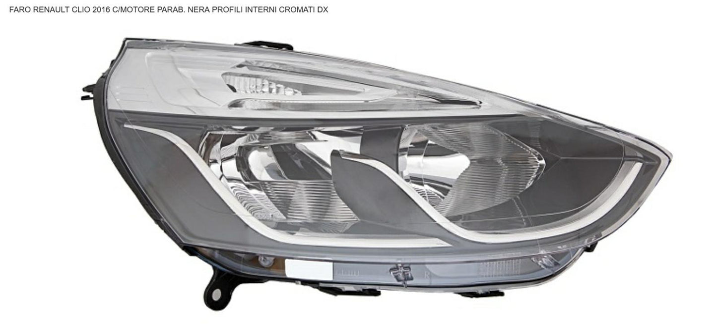 FARO DX H7-H1 CON MOTOR EL RENAULT CLIO 01/16> PARAB NERA