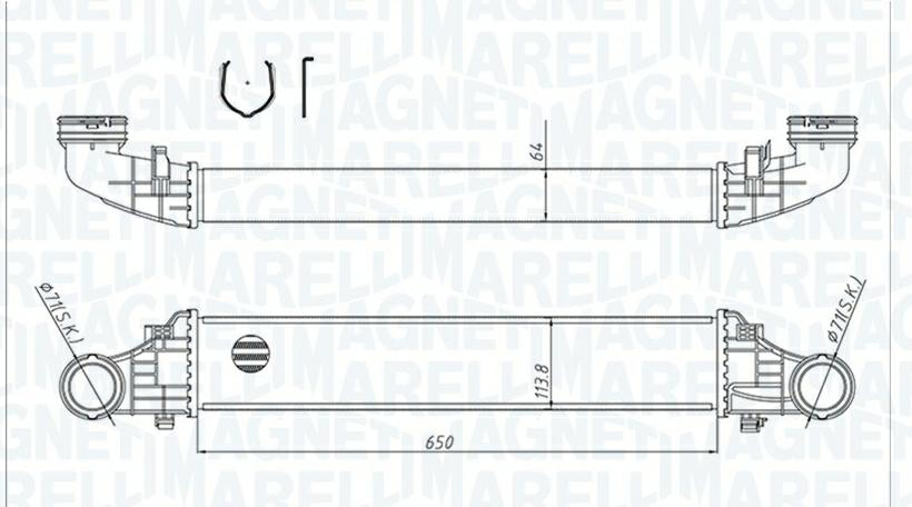 INTERCOOLER MERCEDES CLASSE E