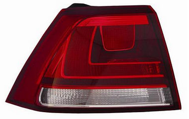GRUPPO OTTICO POSTERIORE DX ESTERNO BIANCO ROSSO FONDO SCURO VW GOLF 7 10/12>
