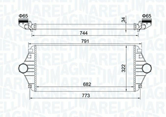 INTERCOOLER CITROËN JUMPY - FIAT - PEUGEOT -