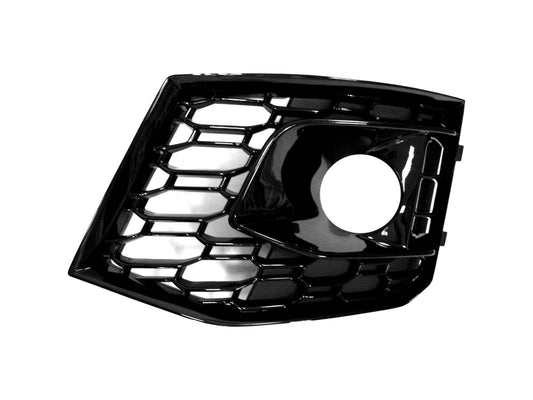GRIGLIA PARAURTI ANTERIORE SX C/FENDI NERO LUCIDO AUDI A5 06/16> MOD RS5