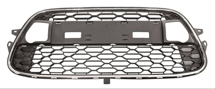 GRIGLIA PARAURTI ANTERIORE C/MODANATURE CROMO CITROEN C3 11/09>