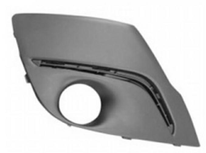 GRIGLIA PARAURTI ANTERIORE DX C/DRL PEUGEOT 107 01/12>