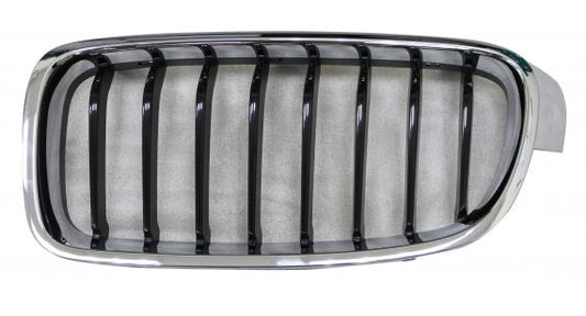 GRIGLIA ANTERIORE SX CROM-NERA BMW SERIE 3 F30 06/11> SPORT
