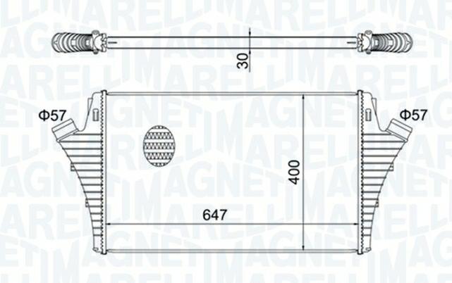 INTERCOOLER OPEL VECTRAC