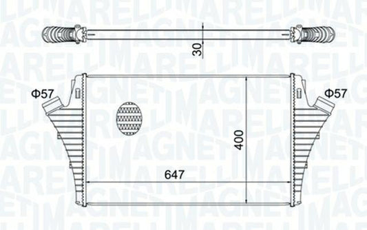 INTERCOOLER OPEL VECTRAC