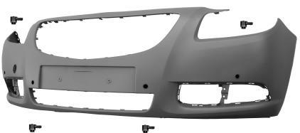 PARAURTI ANTERIORE PRIMER C.TO DI 4 SENS OPEL INSIGNIA 01/09>