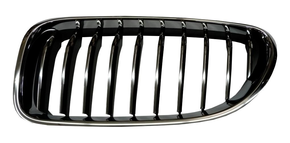 GRIGLIA ANTERIORE SX CROM-CROM-NERA BMW SERIE 6 F12-F13 03/11>