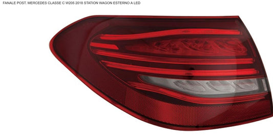 FANALE POSTERIORE SX ESTERNO MERCEDES CLASSE C W205 04/18> SW