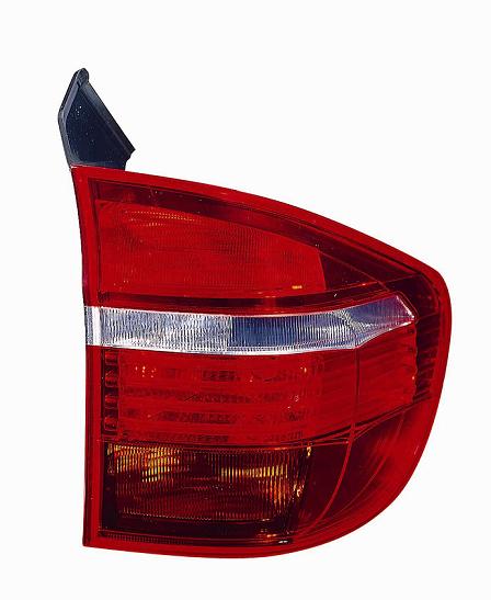 GRUPPO OTTICO POSTERIORE SX ESTERNO BIANCO ROSSO BMW X5 E70 01/07>