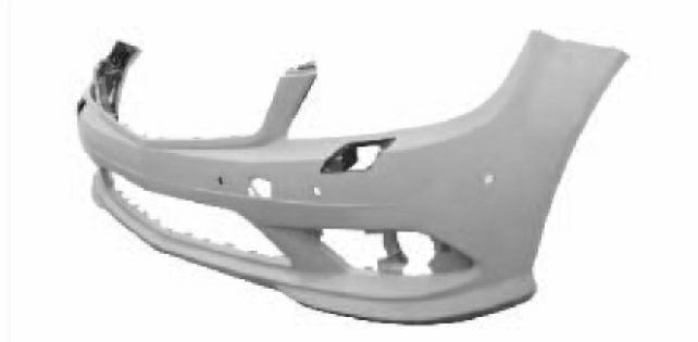 PARAURTI ANTERIORE PRIMER C/LAVAF+6FORI SENS MERC CLASE C W204 AMG 06/07>
