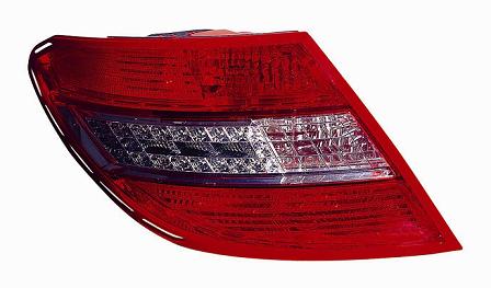 GRUPPO OTTICO POSTERIORE SX BIANCO ROSSO A LED MERC  CLASSE C W204 06/07>12/10
