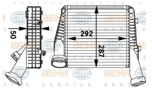INTERCOOLER SX VW TOURAREG / AUDI Q7