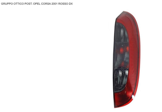 GRUPPO OTTICO POSTERIORE DX OPEL CORSA C 10/00> ROSSO