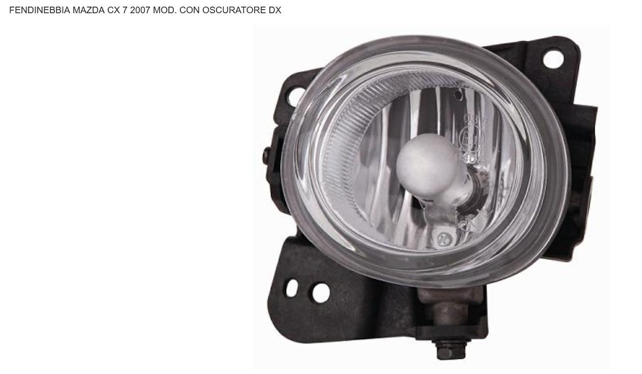 FENDINEBBIA DX H11 MAZDA CX7 06/07> CON OSCURATORE