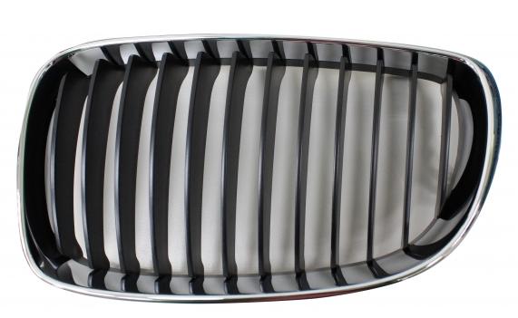 GRIGLIA ANTERIORE SX CROM-NERA BMW SERIE 1 E81-E87 05/07> E82-E88 01/07>