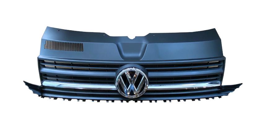 GRIGLIA NERA C/1 MODANATURE CROMO VW MULTIVAN 01/15>