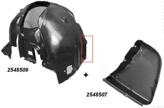 LOCARO ANTERIORE SX BMW SERIE 5 E60/E61 07/03>12/09