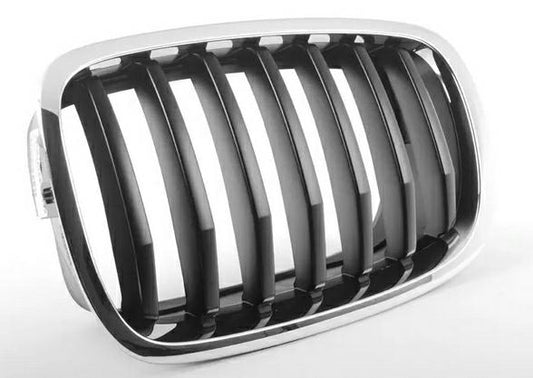 GRIGLIA ANTERIORE SX CROM-NERA BMW X6 E71 01/12>