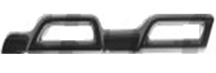 MODANATURE GRIGLIA SUP SX CROMO DACIA DUSTER 08/13>