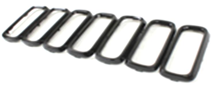 KIT MODANATURE GRIGLIA NERO LUCIDO JEEP RENEGADE 05/18> ALTITUDE