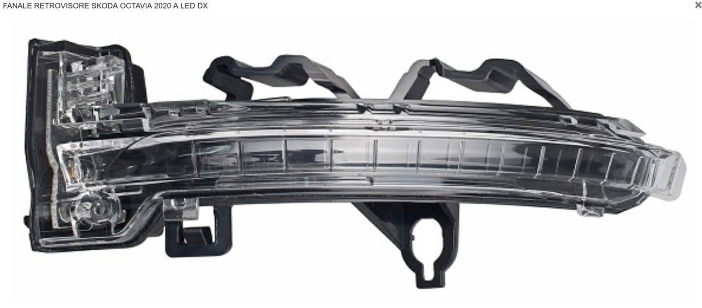 FANALE RETROVISORE DX ALED SKODA OCTAVIA 01/20>