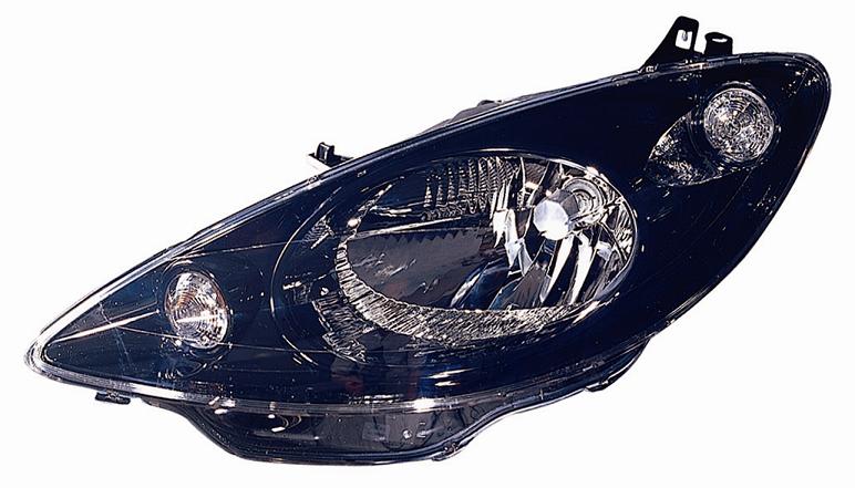 FARO SX H4 CON MOTOR ELETT PEUG 1007 04/05> PARAB NERA