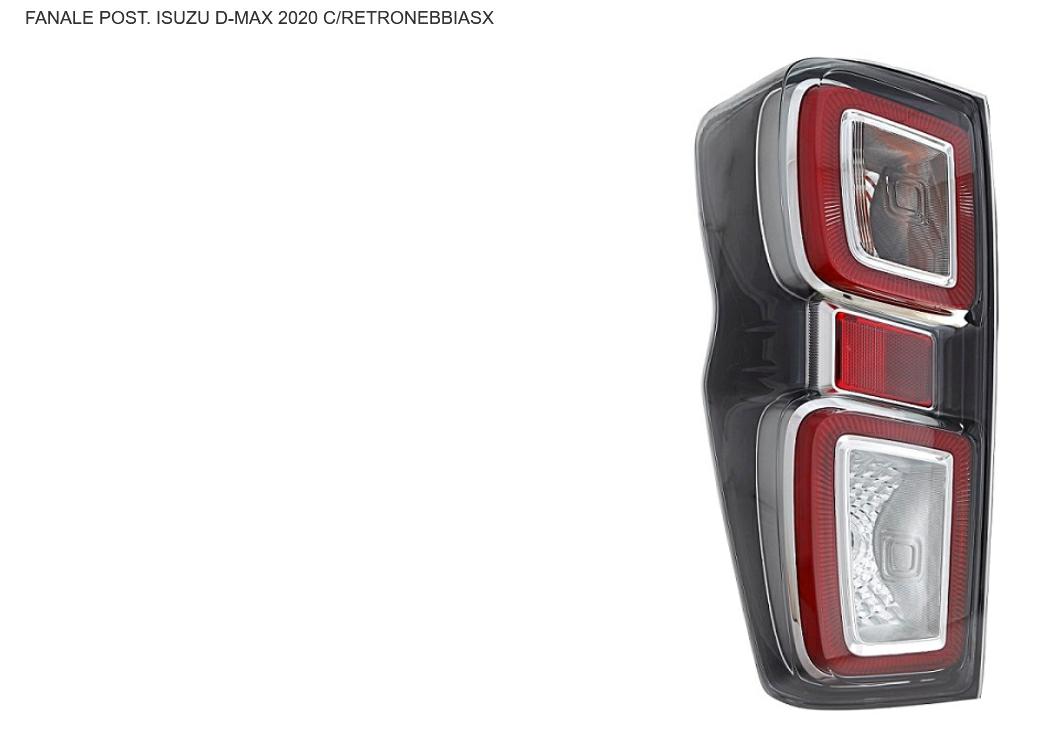 FANALE POSTERIORE SX ISUZU D-MAX 01/20> CON RETRONEBBIA