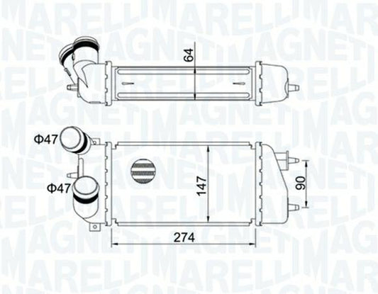 INTERCOOLER CITROËN C3 I -C2