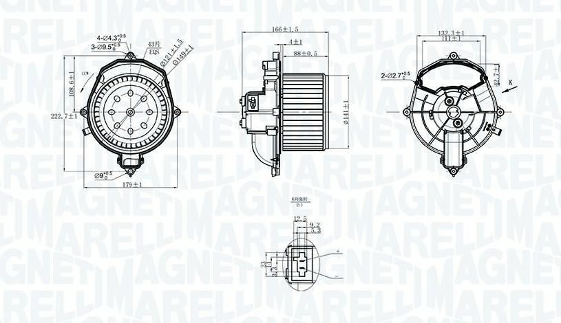 VENTOLA ABITACOLO CITROËN C4 GRAND PICASSO I (UA -PEUG-