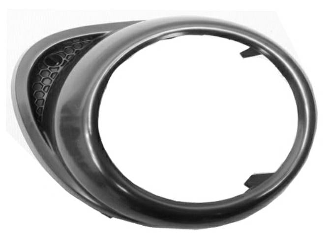 GRIGLIA PARAURTI ANTERIORE DX NERO LUCIDO OPEL ADAM 03/13>