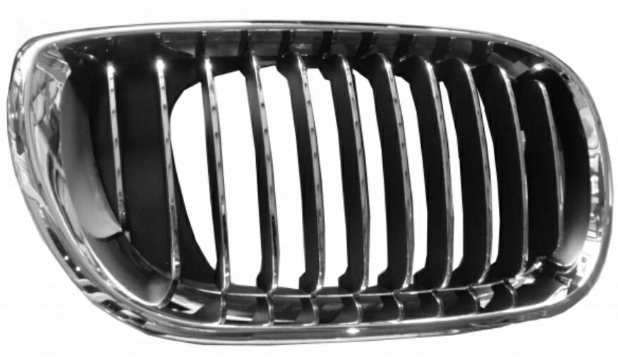 GRIGLIA ANTERIORE DX CROM-CROM-NERA BMW SERIE 3 E46 09/01>02/05