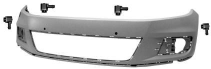 PARAURTI ANTERIORE PRIMER C.TO DI 4 SENS VW TIGUAN 06/11>
