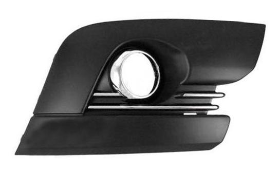 GRIGLIA PARAURTI ANTERIORE SX CROM-NERA C/FENDI PEUGEOT 3008 01/09>