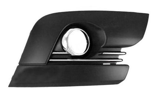 GRIGLIA PARAURTI ANTERIORE SX CROM-NERA C/FENDI PEUGEOT 3008 01/09>