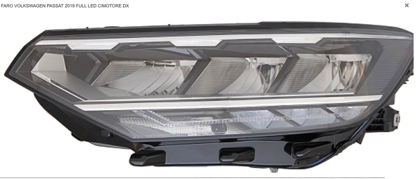 FARO DX CON MOTOR ELETTR FULL LED VOLKSWAGEN PASSAT 06/19>