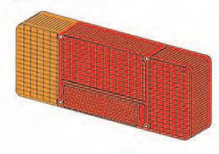 LENTE POSTERIORE DX IVECO DAILY 12/78>12/89