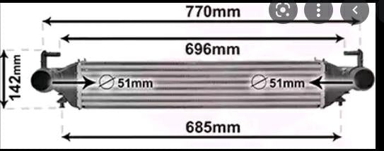 INTERCOOLER FIAT 500X (334_) / JEEP